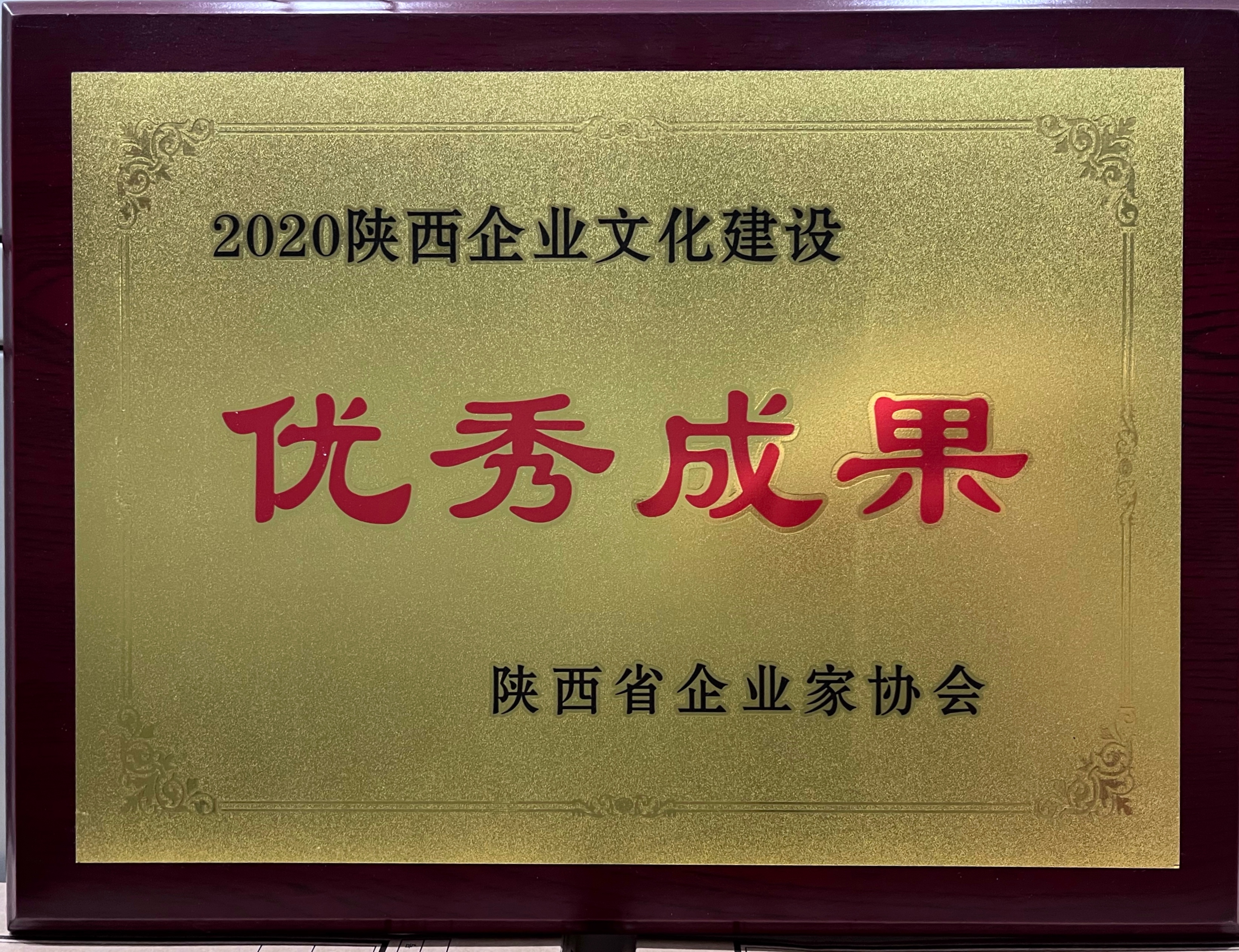 陕西省企业家协会2020年度陕西企业文化建设优良成就